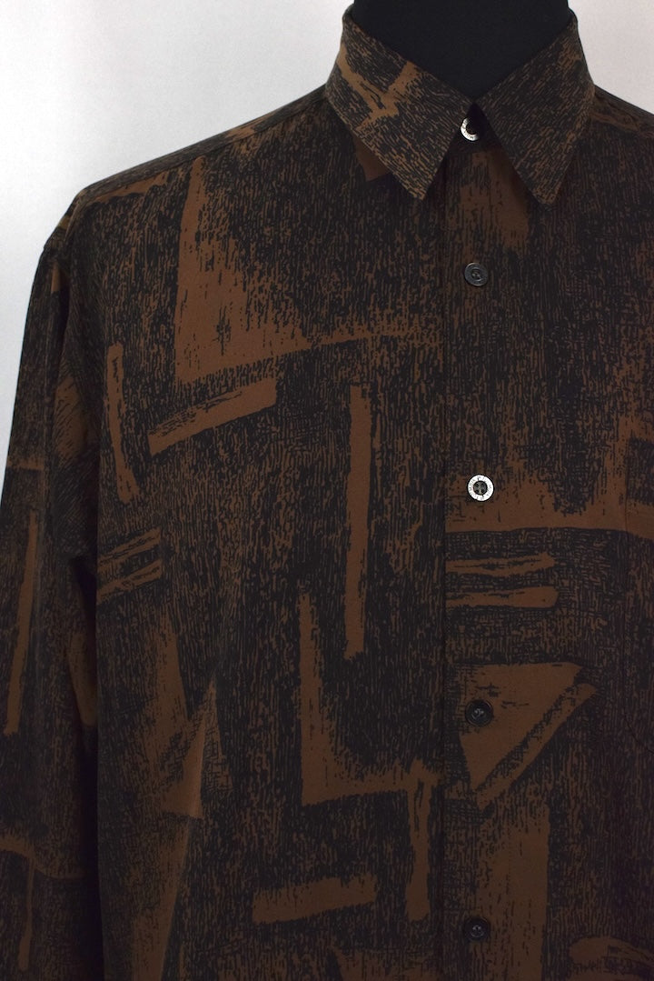 Abstract Print PArty Shirt