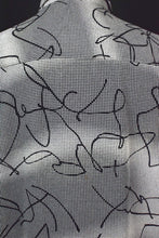 Load image into Gallery viewer, Black and White Abstract Print Shirt
