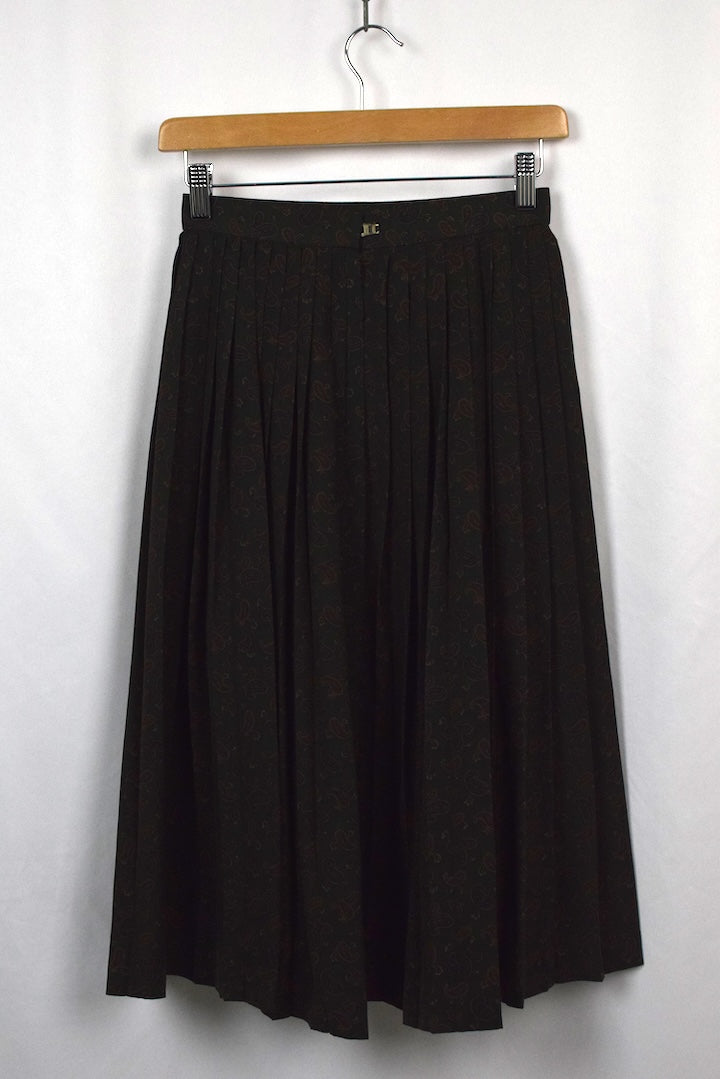 Paisley Print Skirt