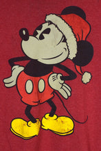 Load image into Gallery viewer, Mickey Mouse Santa Hat Print T-shirt
