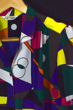 Load image into Gallery viewer, Colourful Abstract Print Blouse
