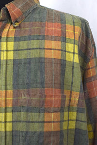 Checkered Corduroy Shirt