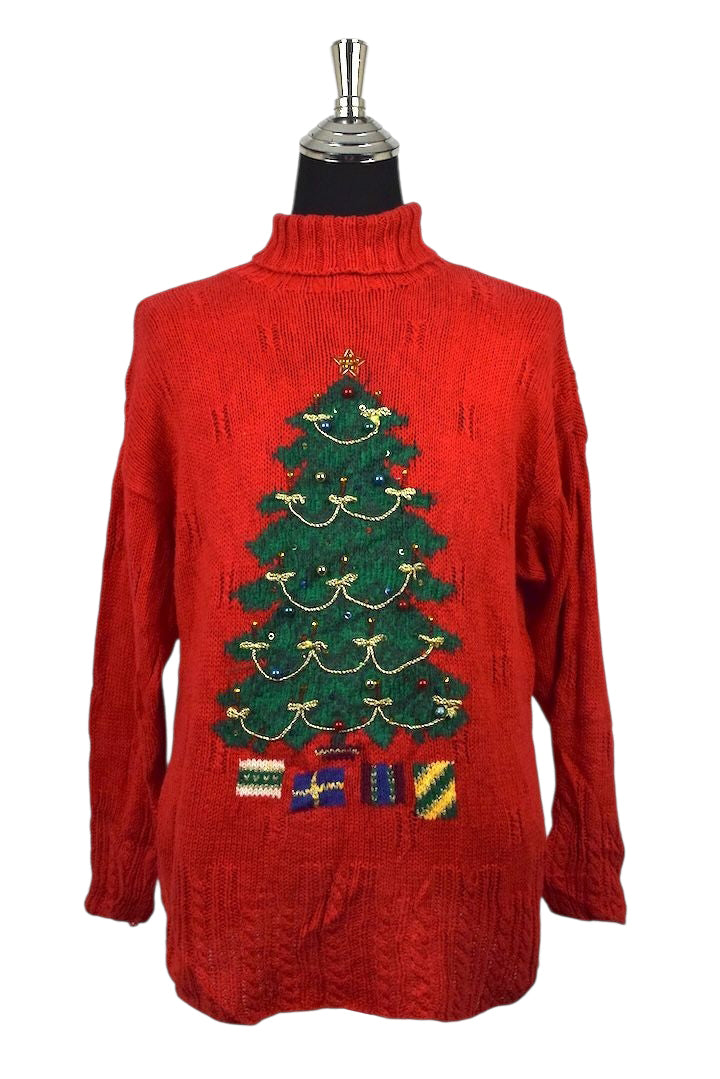 Christmas Tree Knitted Jumper