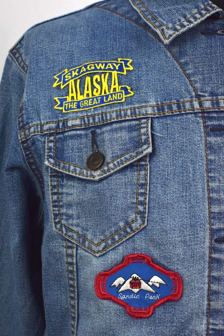Levi's Brand Denim Jacket With Patches