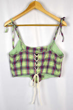 Load image into Gallery viewer, Reworked Ralph Lauren Brand Corset Style Top
