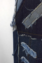 Load image into Gallery viewer, Reworked Denim Patchwork Shorts
