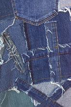 Load image into Gallery viewer, Reworked Denim Patchwork Shorts
