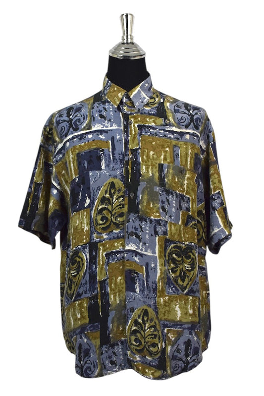 Alain Delon Brand Silk Shirt