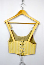 Load image into Gallery viewer, Yellow Reworked Striped Top
