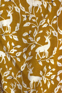 Reworked Deer Print Tie Up Top