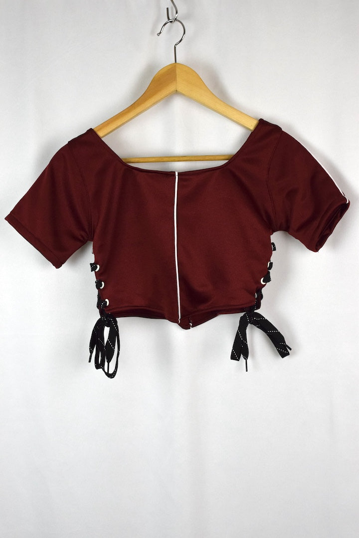Reworked Nike Brand Crop Sports Top