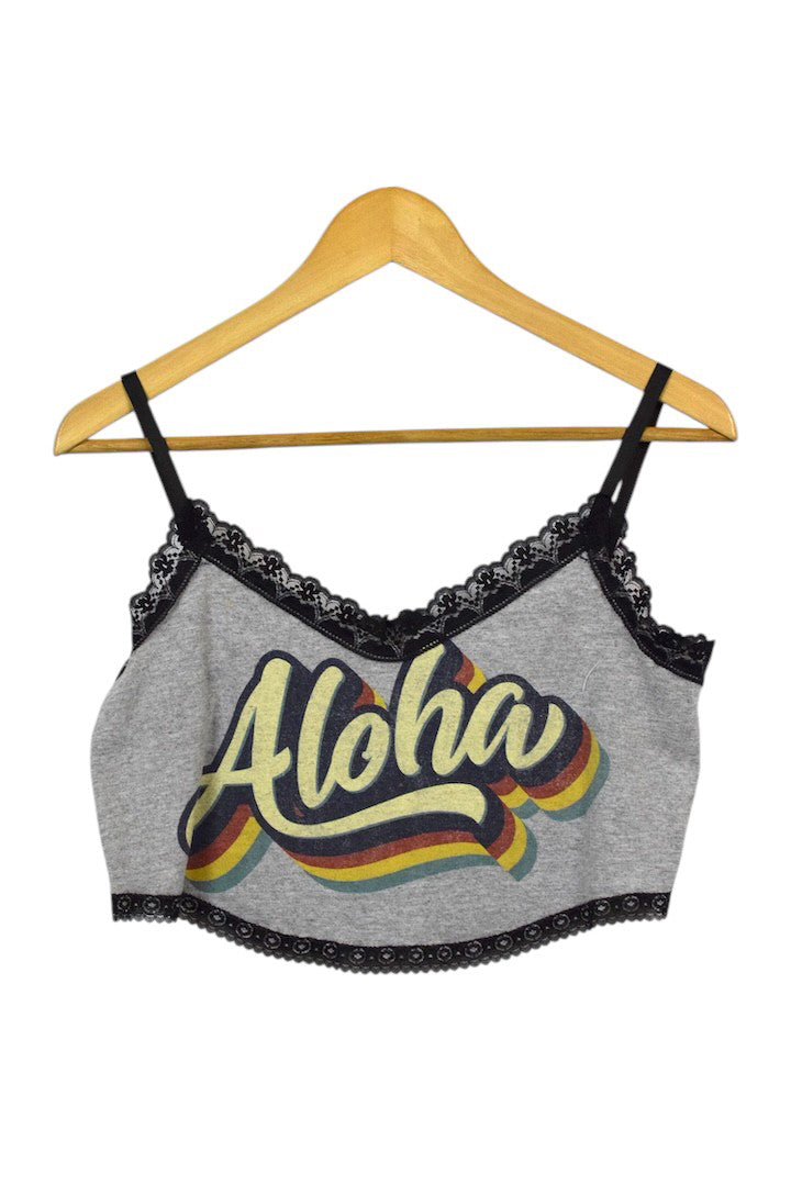 Reworked Aloha Crop Top
