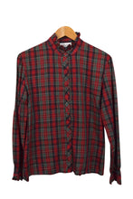 Load image into Gallery viewer, Red and Green Checkered Blouse
