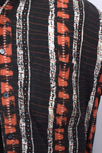 Load image into Gallery viewer, Orange Striped Party Shirt
