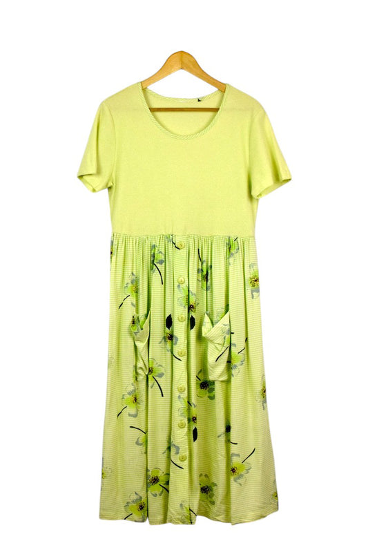 Reworked Green Dress