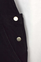 Load image into Gallery viewer, Short Black Denim Overalls

