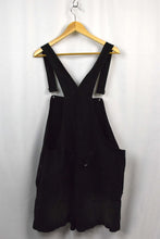 Load image into Gallery viewer, Short Black Denim Overalls
