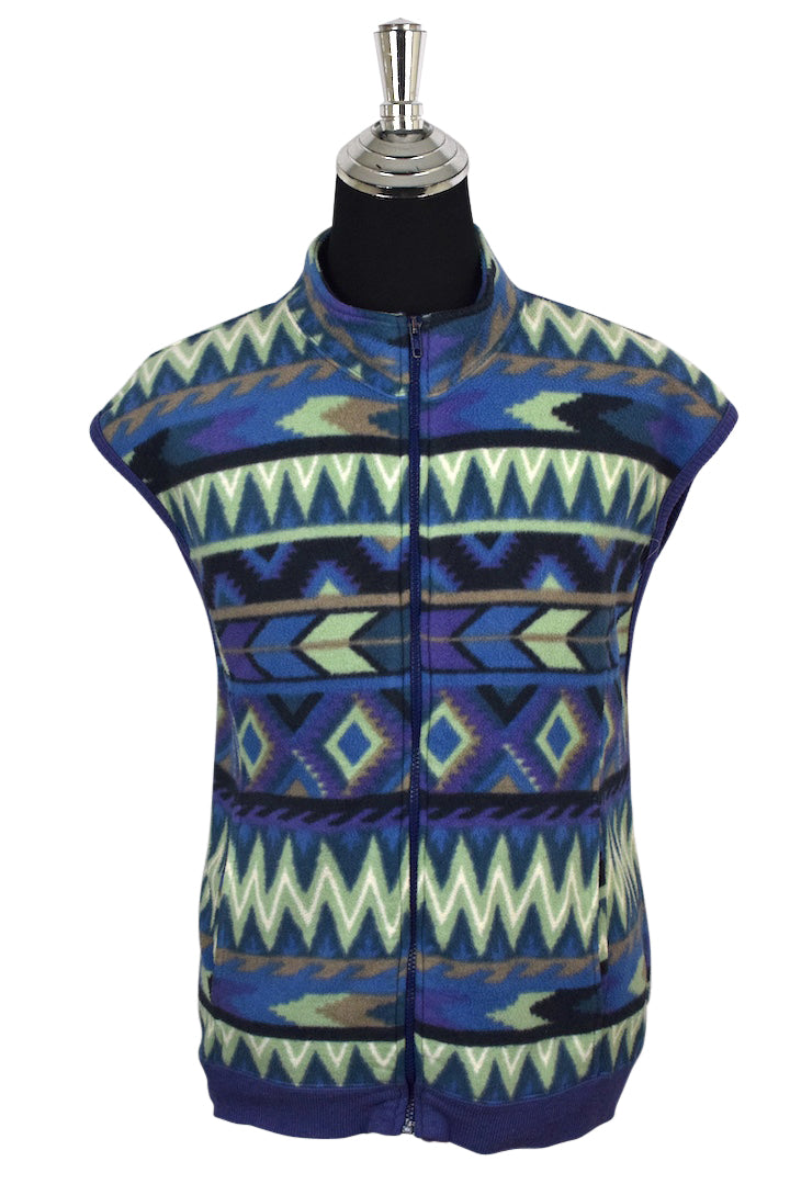 Abstract Pattern Fleece Vest