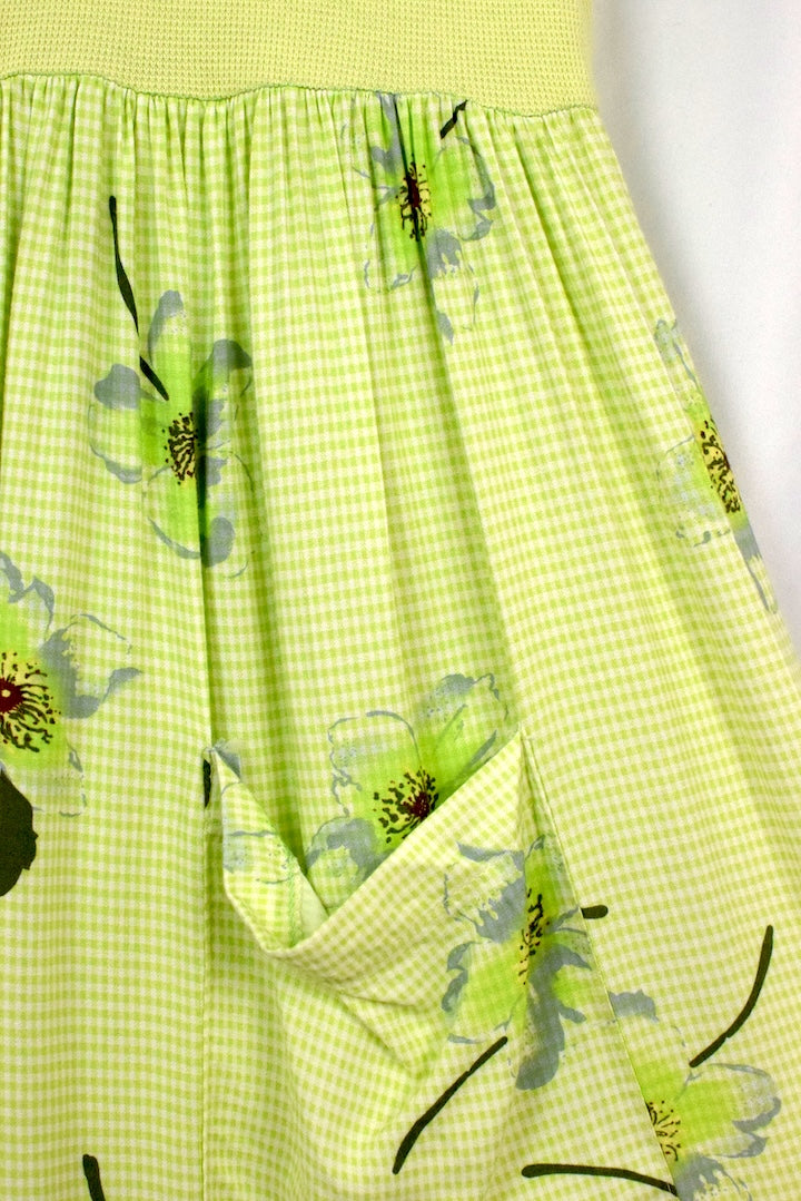 Reworked Green Dress