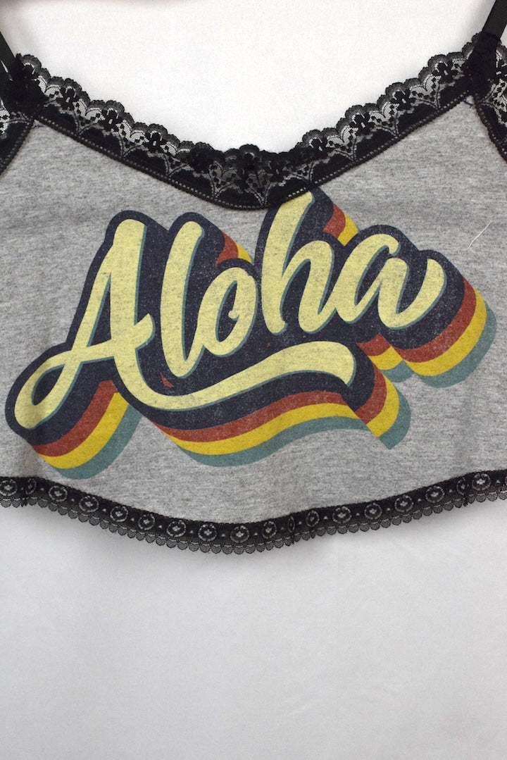 Reworked Aloha Crop Top