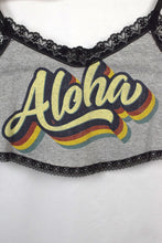 Load image into Gallery viewer, Reworked Aloha Crop Top
