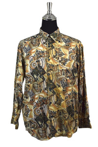 Abstract Castle Print Shirt