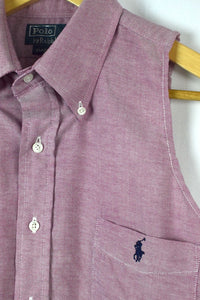 Reworked Cropped Ralph Lauren Brand Top