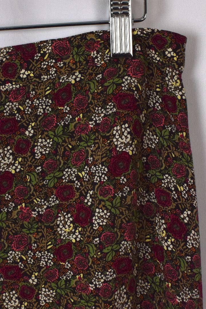 Floral Print Skirt