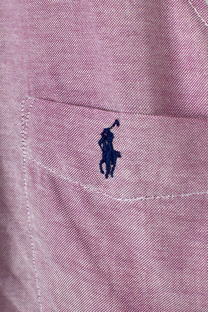 Reworked Cropped Ralph Lauren Brand Top