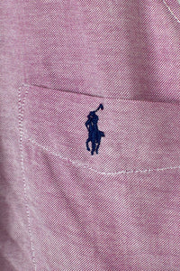Reworked Cropped Ralph Lauren Brand Top