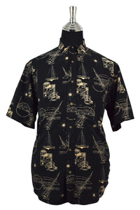 Nautical Print Party Shirt