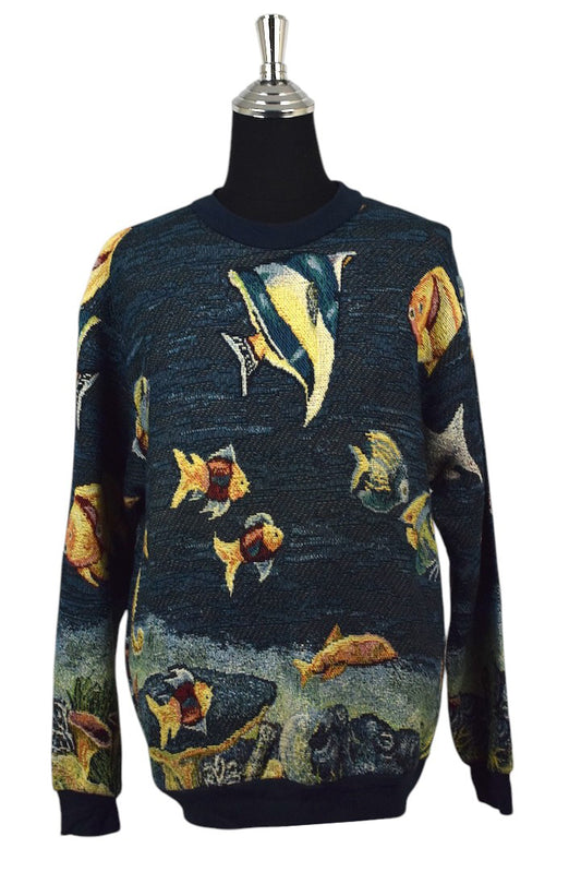 Sugar Street Weavers Brand Aquarium Sweater
