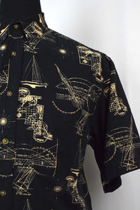Nautical Print Party Shirt