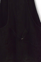 Load image into Gallery viewer, Short Black Denim Overalls
