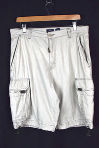 Beige Cargo Shorts