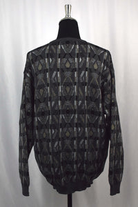 Diamond Pattern Knitted Jumper