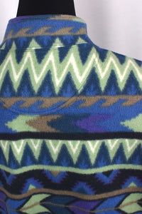 Abstract Pattern Fleece Vest
