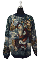 Load image into Gallery viewer, 80s/90s Cross Stitch Christmas Sweatshirt
