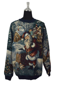 80s/90s Cross Stitch Christmas Sweatshirt