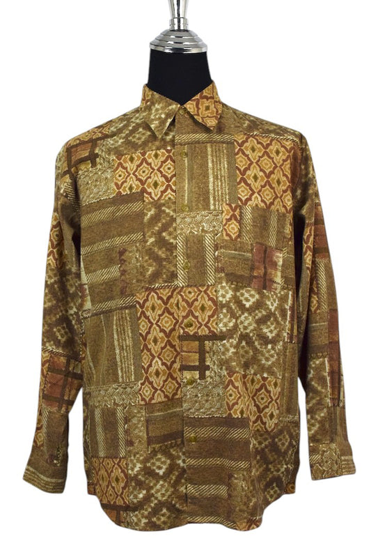 Patchwork Print Shirt