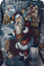 Load image into Gallery viewer, 80s/90s Cross Stitch Christmas Sweatshirt
