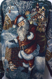 80s/90s Cross Stitch Christmas Sweatshirt