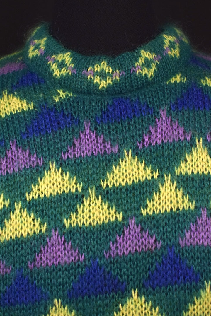 Green Knitted Jumper