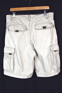 Beige Cargo Shorts