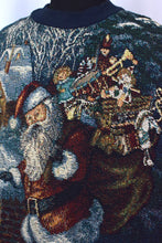 Load image into Gallery viewer, 80s/90s Cross Stitch Christmas Sweatshirt
