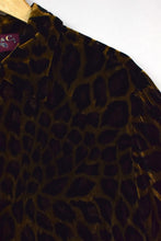 Load image into Gallery viewer, 0001 - REMOVE ME PLEASE! Velvet Cheetah Print Blouse
