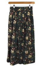 Load image into Gallery viewer, Reworked Teal Floral Print Skirt
