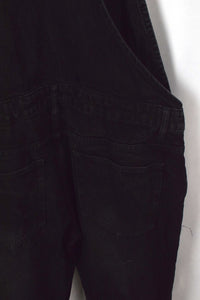 Black Denim Overalls