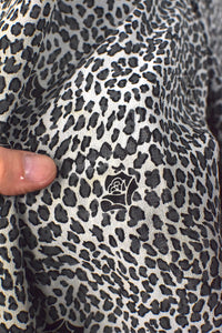 Reworked Cheetah and Rose Print Pants