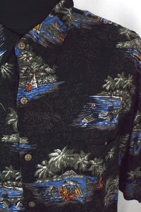 Tropical Island Print Shirt